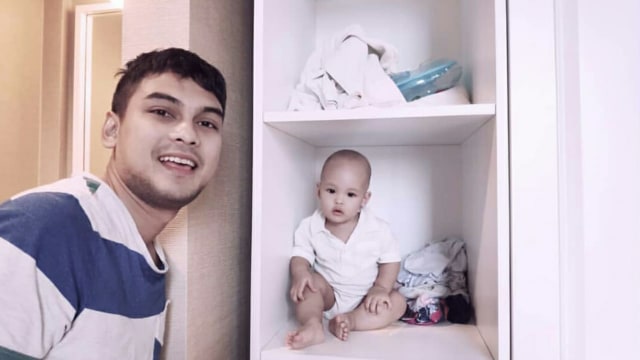 Ridwan Ghani dan anaknya. Foto: (Instagram/ridwanghany)