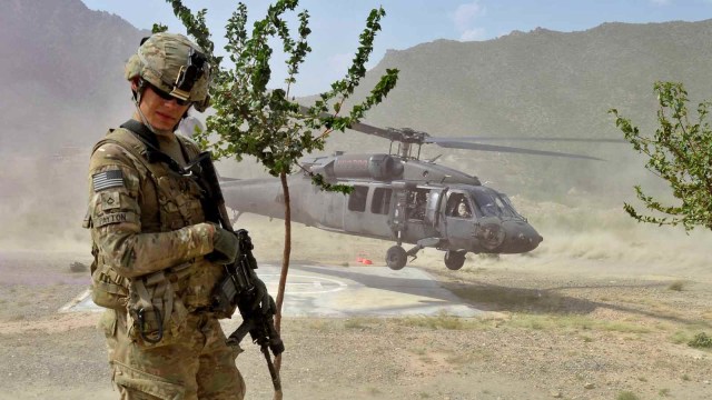 Ilustrasi tentara Amerika. Foto: AFP/TAUSEEF MUSTAFA