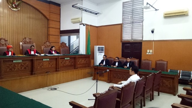 Richard Muljadi saat menjalani sidang pembacaan vonis di PN Jakarta Selatan, Kamis (28/2). Foto: Maulana Ramadhan/kumparan