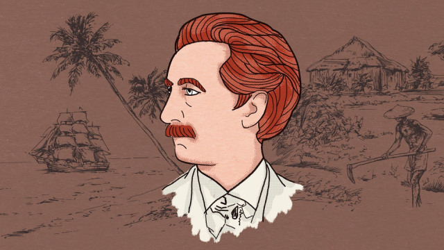 Ilustrasi Lipsus kumparan: Multatuli sang Pembunuh Kolonialisme. (Ilustrator: Herun Ricky/kumparan)