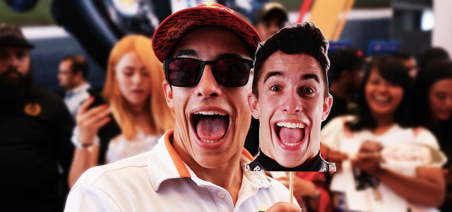 Pebalap Repsol Honda Marc Marquez menanti balapan MotoGP Qatar 2019 Foto: Dok. Box Repsol