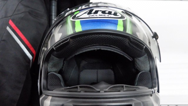 Interior helm Arai Foto: Aditya Pratama Niagara/kumparanOTO
