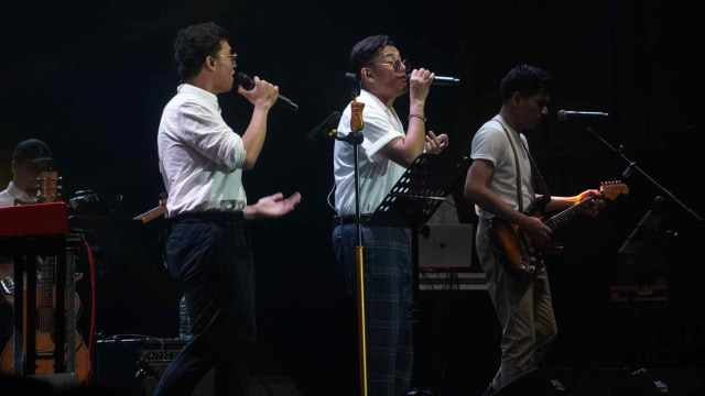 Jaz, Rendy Pandugo dan Ardhito Pramono di BNI Java jazz Festival 2019. Foto: Irfan Adi Saputra/kumparan