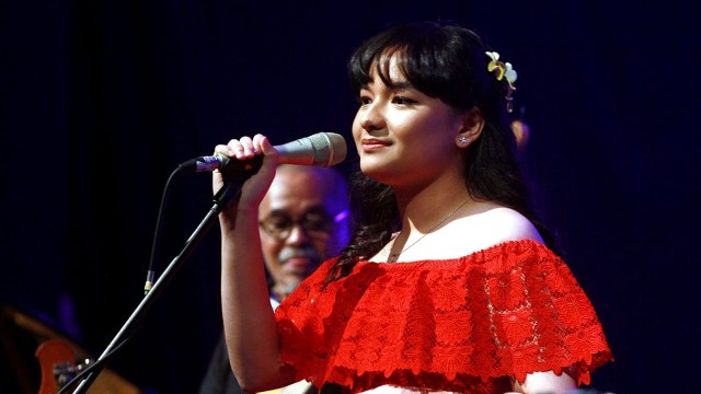 Penampilan Alexandra Teh di panggung BNI Java Jazz 2019, Jakarta, Minggu (3/3). Foto: Abdul Latif/kumparan