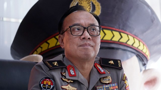 Karopenmas Divhumas Polri Brigjen Pol Dedi Prasetyo pada konferensi pers Operasi Tinombala di Divhumas Polri, Jakarta, Senin (4/3). Foto: Jamal Ramadhan/kumparan