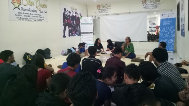 Diskusi para milenial bali mengenai Pemilu Legistatif 2017 (kanalbali/LSU