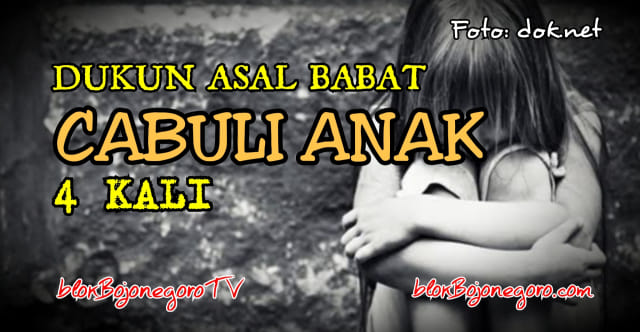 Mengaku Dukun Warga Babat Lamongan Cabuli Anak