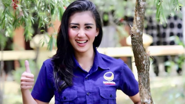 Livy Andriani, caleg NasDem. Foto: Instagram/@livyandriany