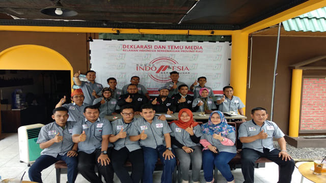 Deklarasi Rumah Indonesia Berkemajuan Riau diinisiasi kader Muhammadiyah mendukung Joikowi dua periode, Selasa, 5 Maret 2019. 