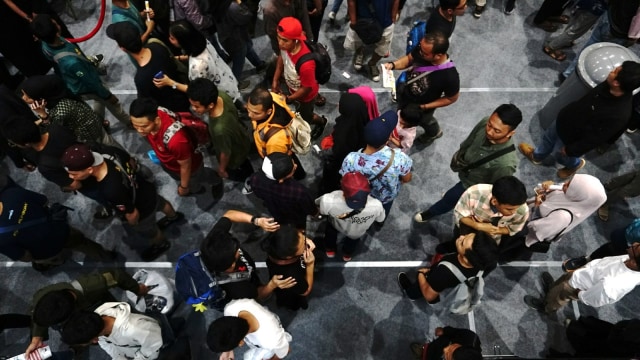 Suasana hari pertama Indofest 2019 di JCC Senayan, Jakarta, Kamis (7/3). Foto: Nugroho Sejati/kumparan