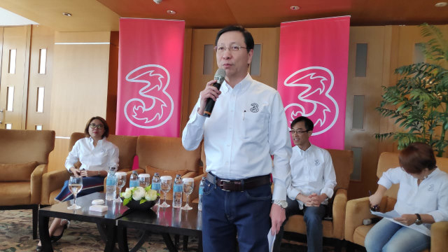 Cliff Woo, CEO Hutchison Tri Indonesia. Foto: Jofie Yordan/kumparan