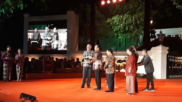 Peresmian pameran 75 Naskah Kuno Keraton Yogyakarta di Pagelaran Keraton Yogyakarta, Kamis (7/3/2019). Foto: ken
