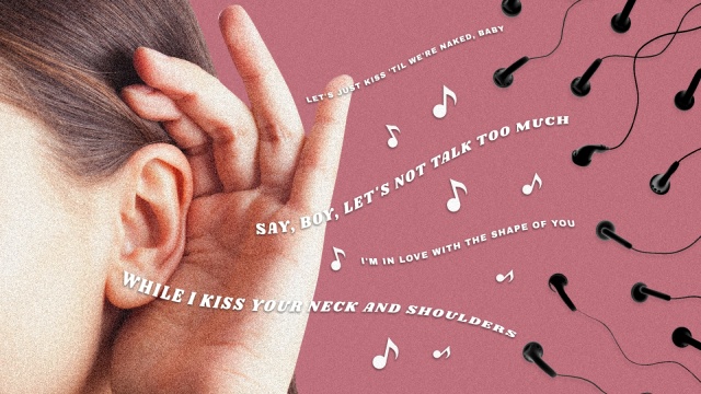 Ilustrasi lirik musik mengandung unsur pornografi. Foto: Putri Sarah Arifira/kumparan