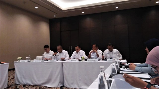 Paparan Kinerja PT Bukit Asam Tbk Sepanjang 2018 di Hotel Fairmont, Jakarta. Foto: Ema Fitriyani/kumparan