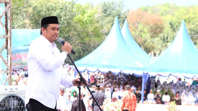 Bobby Nasution di Mandailing Natal, Sumatera Utara. Foto: Rafyq Pandjaitan/kumparan