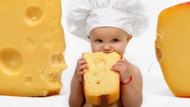 Tidak semua jenis keju baik untuk bayi Foto: Shutterstock