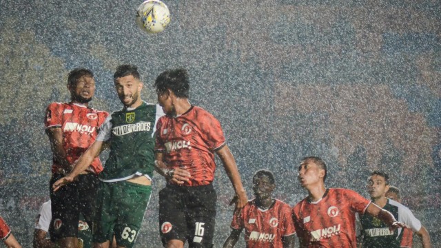 Perseru Serui saat berlaga di Piala Presiden 2019. Foto: ANTARA FOTO/Raisan Al Farisi