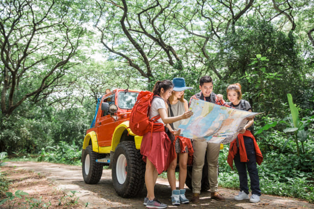 com-Ilustrasi Liburan dengan Mobil Foto: Shutterstock