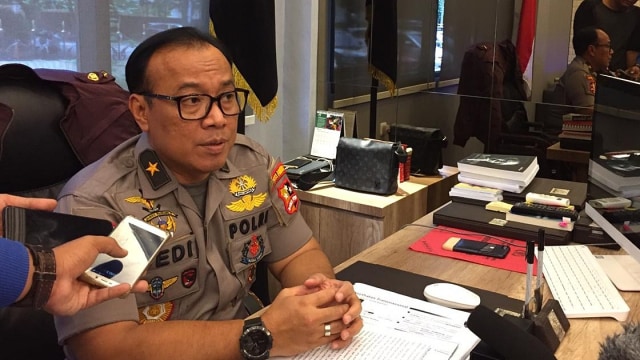 Karopenmas Mabes Polri, Brigjen Pol Dedi Prasetyo. Foto: Reki Febrian/kumparan