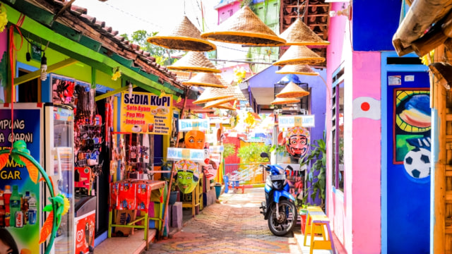 Kampupng Warna-Warni Jodipan Malang Foto: Shutter Stock