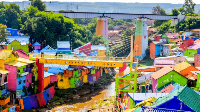Kampuung Warna-Warni Jodipan Malang Foto: Shutter Stock