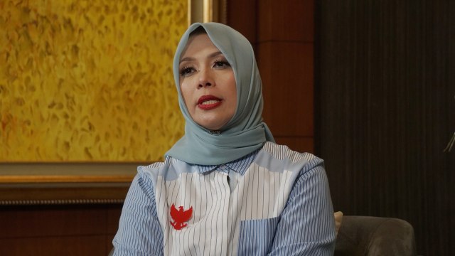 Istri Cawapres 02 Sandiaga Uno, Nur Asia Foto: Irfan Adi Saputra/kumparan