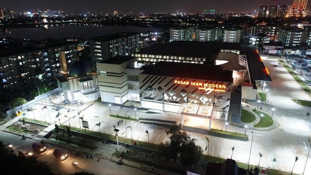 Pasar Ikan Modern (PIM) Muara Baru yang akan diresmikan Presiden Jokowi. Foto: Dok. Perum Perindo