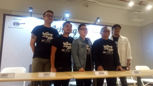 Konferensi Pers Kerispatih 'Tak Lekang Oleh Waktu' di kawasan MH Thamrin, Jakarta Pusat, Rabu (13/3/2019). Foto: Ainul Qalbi/kumparan