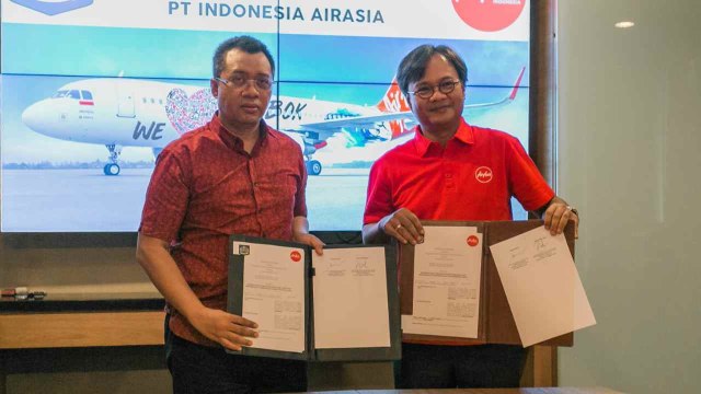 Penandatanganan Mou antara AirAsia dan Pemprov NTB. Foto: Dok. AirAsia