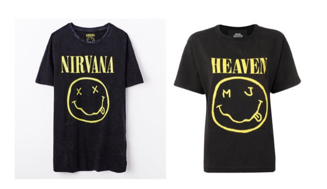 Marc Jacobs vs Nirvana. Foto: Dok. The Fashion Law