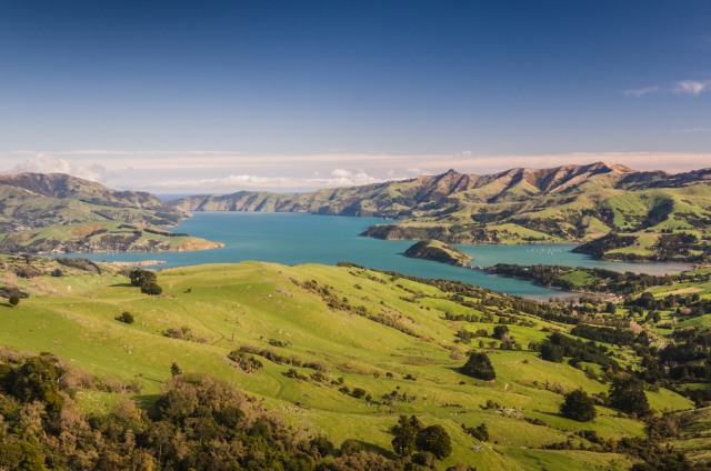 Port Hills, Christchurch, Selandia Baru. Foto: Shutter Stock