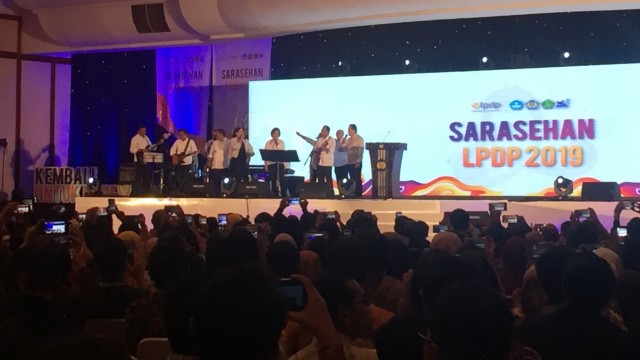 Suasana acara Sarasehan LPDP 2019 di Kementerian Keuangan. Foto: Selfy Sandra Momongan/kumparan