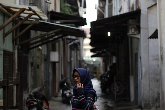 Kawasan Pasar tengah di Kota Pontianak. Foto: Teri Bulat 