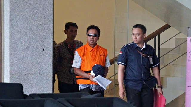 Romahurmuziy saat keluar dari Gedung KPK. Foto: Helmi Afandi/kumparan
