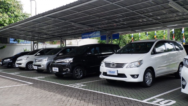 Mobil Toyota bekas di Toyota Trust Foto: Aditya Pratama Niagara/kumparanOTO