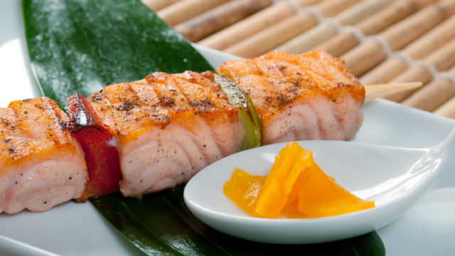 Sate Salmon. Foto: Shutter Stock