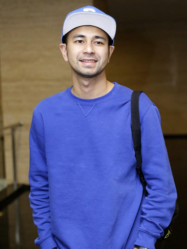 Artis Raffi Ahmad saat hadir di konferensi pers Dahsyat Award di kawasan Kebon Jeruk, Jakarta, Senin (18/3). Foto: Ronny