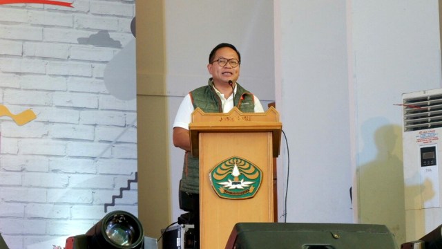 Wakil Menteri BUMN, Kartika Wirjoatmodjo, dalam BUMN Goes to Campus di Universitas Riau, Selasa (19/3). Foto: Resya Firmansyah/kumparan