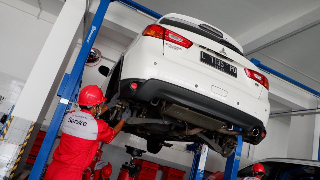 Ilustrasi servis rem mobil, Mitsubishi Outlander Sport Foto: Aditya Pratama NIagara/kumparanOTO
