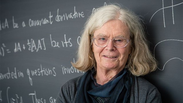 Karen Keskulla Uhlenbeck, profesor dari University of Texas at Austin. Foto: Andrea Kane/Institute for Advanced Study