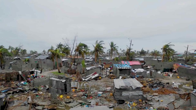 Suasana wilayah Beira di Mozambik. Foto: Reuters