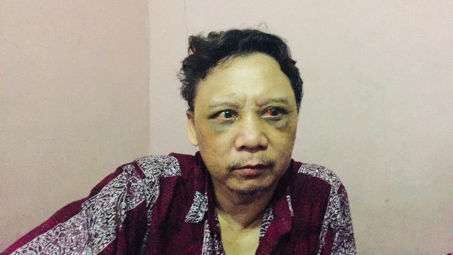Achmad Zunaidi, penjual pecel lele yang dipukul pelanggan. Foto: Muhammad Darisman/kumparan