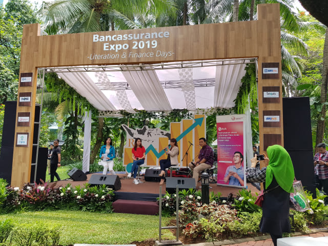 Acara talkshow di BRI Bancassurance Expo 2019 Foto: Muhammad Rezky Agustyananto/kumparan