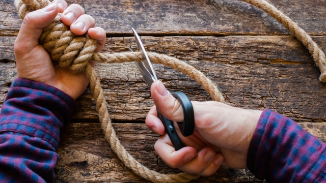 Ilustrasi "bunuh diri". Foto: Shutterstock