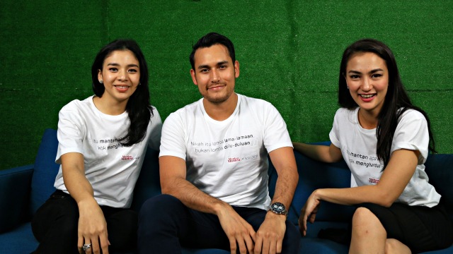 Pemain film Mantan Manten saat di kumparan. Foto: Abil Achmad Akbar/kumparan