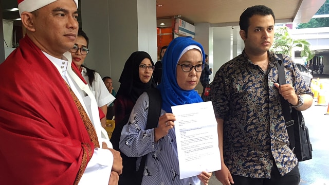 Nurullita (tengah) di Kantor Kemenaker, Jalan Gatot Subroto, Jakarta Selatan, Kamis (21/3). Foto: Andesta Herli/kumparan