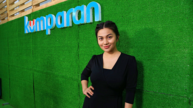 Aktris Ariel Tatum berpose saat sesi foto ketika mengunjungi kantor kumparan. Foto: Matheus Marsely/kumparan