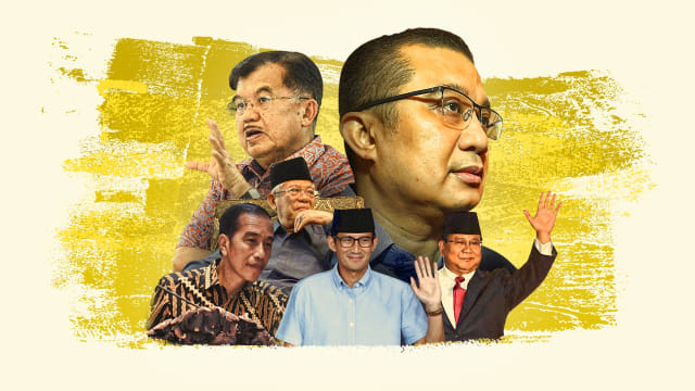Erwin Aksa, keponakan Jusuf Kalla, mendukung Prabowo-Sandi Foto: Herun Ricky/kumparan