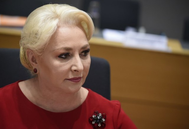 Perdana Menteri Rumania Viorica Dancila Foto: JOHN THYS / AFP