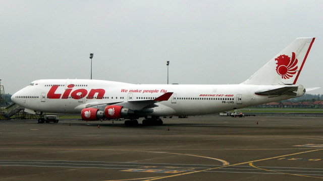 Pesawat Lion Air Boeing 747-400. Foto: wikimedia